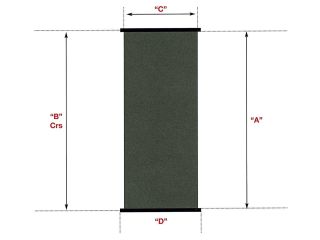 Solární kolektor SC 1,2 m x 2 m -- plocha 2,4 m2